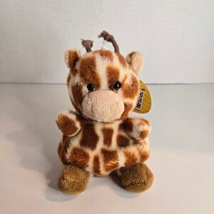 Palm Pals Aurora Safari Safara Giraffe Plush Stuffed Animal Beanbag Toy New NWT